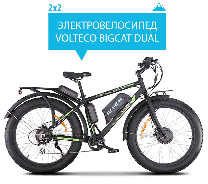 Электровелосипед VOLTECO BIGCAT DUAL